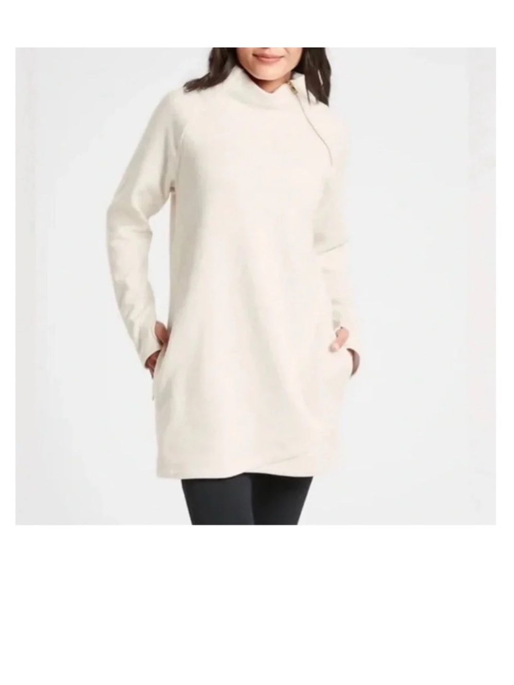 Athleta Cozy Karma Asym Sweatshirt‎ Dress